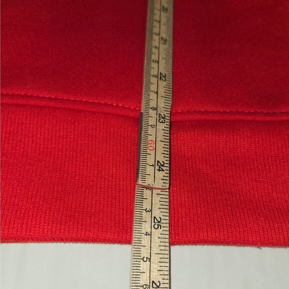 Bleeker & Mercer Mens Medium Pullover Sweatshirt Red Hood Grown Bear Streetwear - Picture 8 of 11